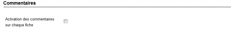Commentaire Commentaire